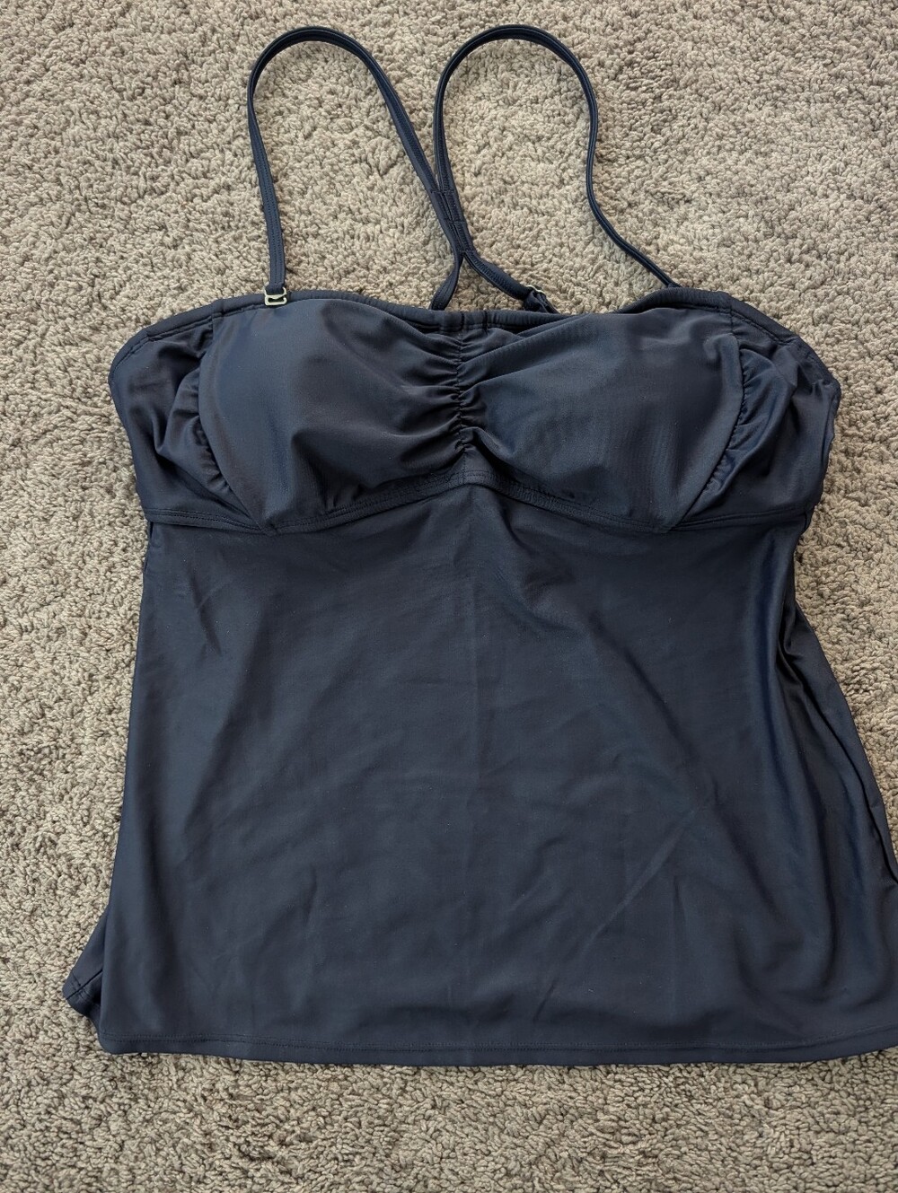 Navy Blue ATHLETA 38 B/C Bathing Suit Top
